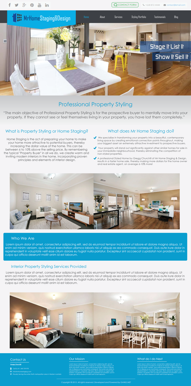 Property Styling Website