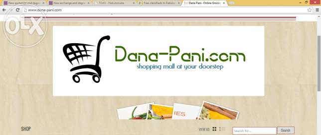 Website of Grocery Store