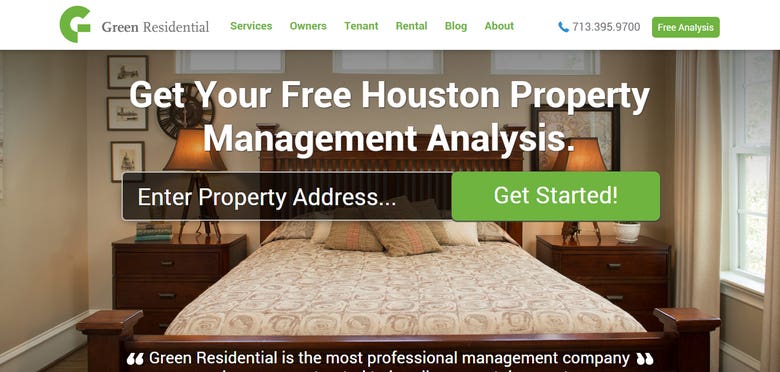 Property Search Engine website Wordpresss