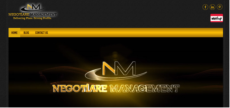 Event Management Consulting website with Blog and Membership