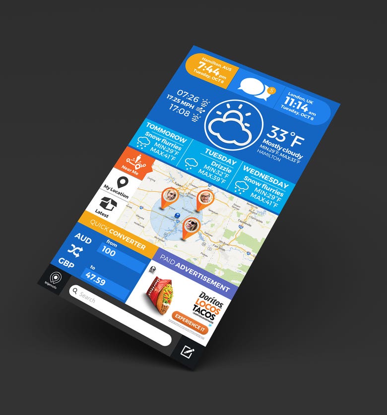 Galaxy S6 UI design