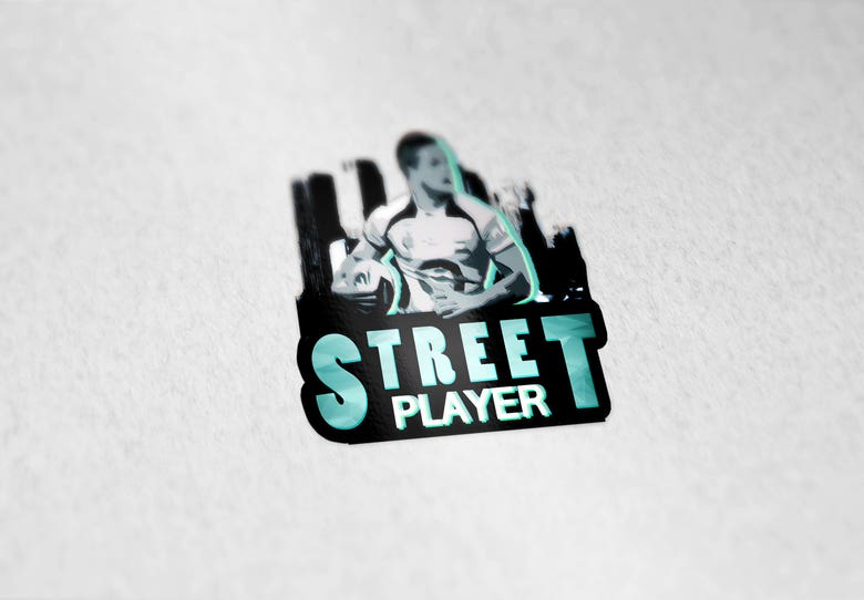 Street Player Logo Graphic Design