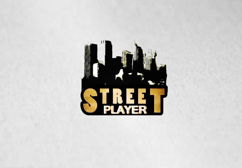 Street Player Logo Graphic Design