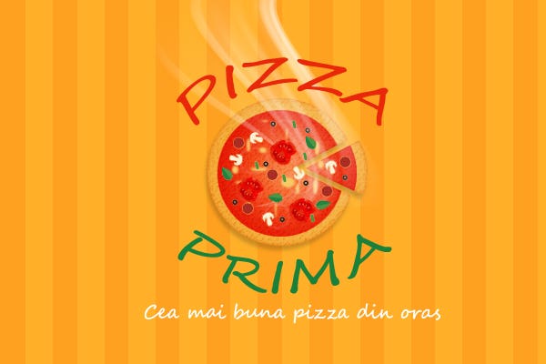 Logo Design Pizza Prima