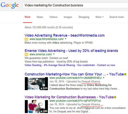 Video Seo Results