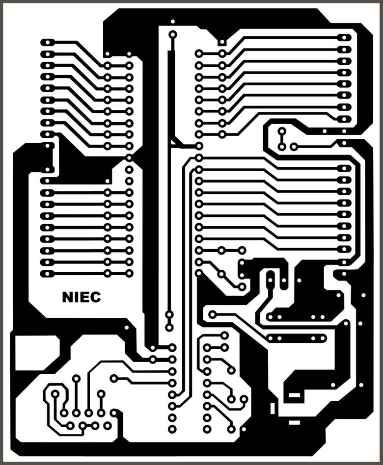 Philips Micro Controller P89V51RD2FN Development Board