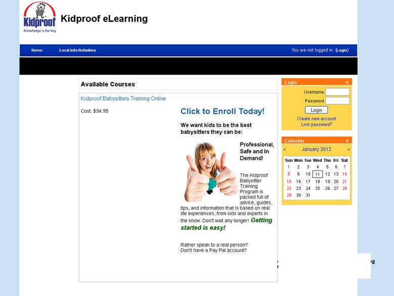 Kidproof eLearning System