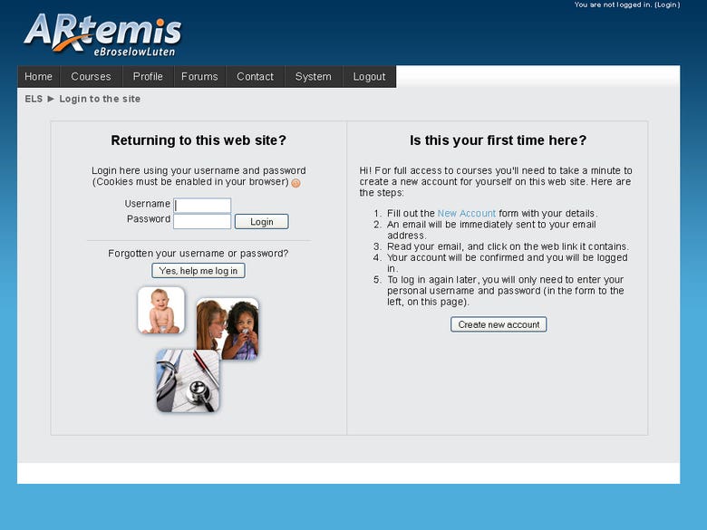 eLearning System Artemis Paediatric System