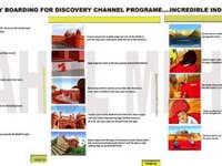 story board for - Discovery channel - Incredible india