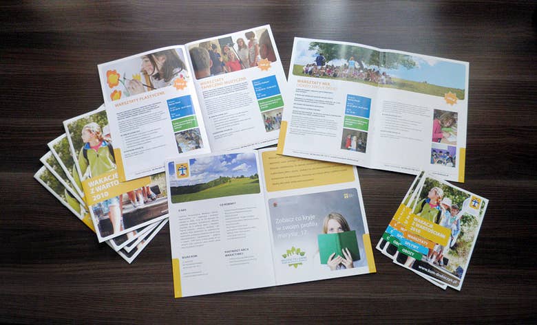 Promotional materials for Catholic Youth Association