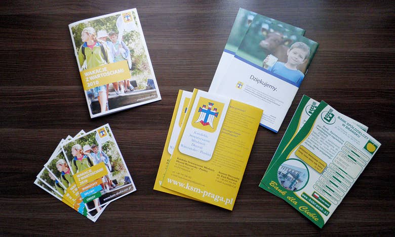 Promotional materials for Catholic Youth Association