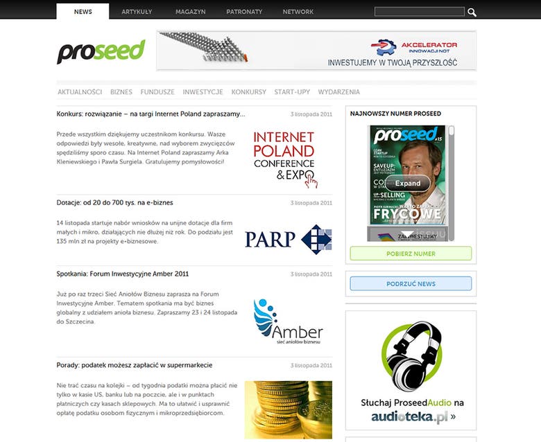 Proseed Online - start-ups and technology information portal