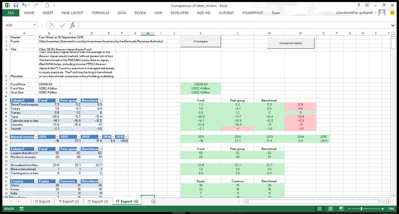 Excel and VBA macros