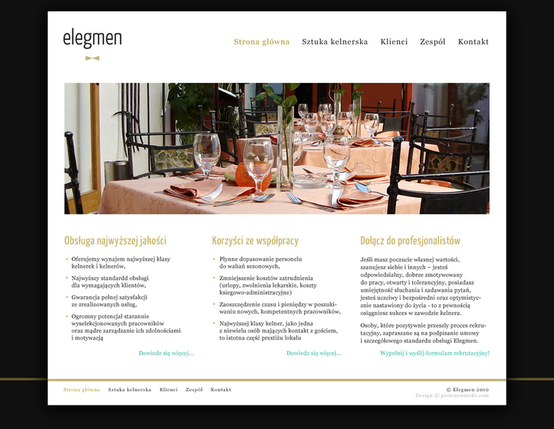 Elegmen - corporate website