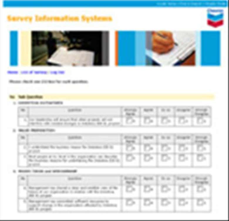 Survey Information Systems