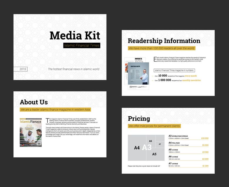 Brochure, media kit