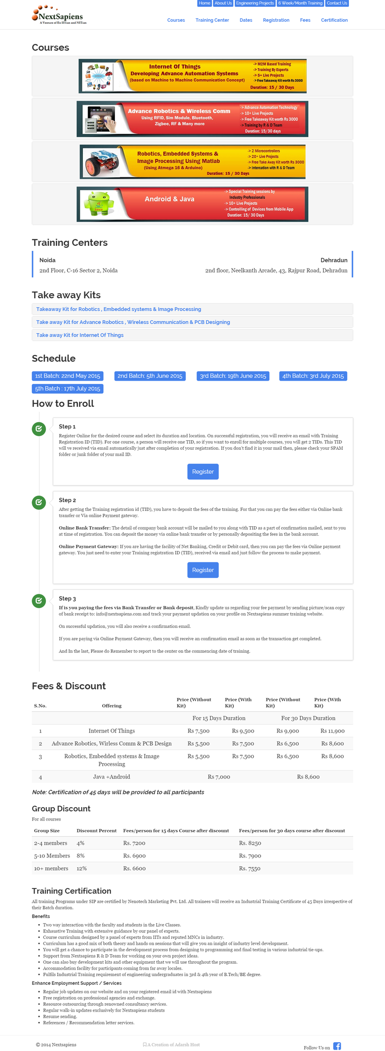 One Page Design With User Registration