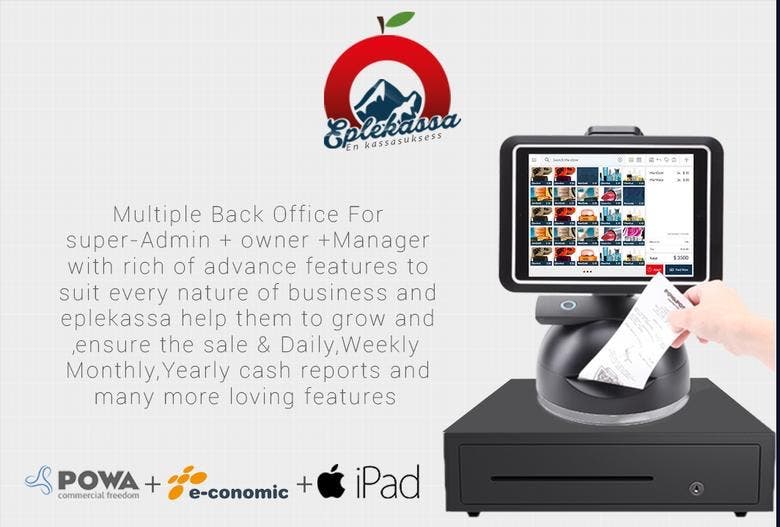 iPad POS Development with cash drawer, credit card terminal