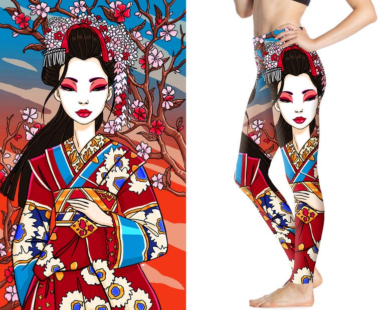 Illustrations for sublimation printing