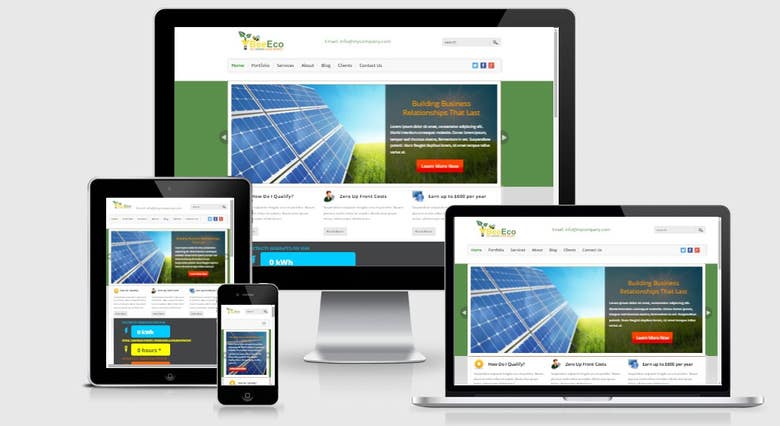 Web site Design and Development for solar Company