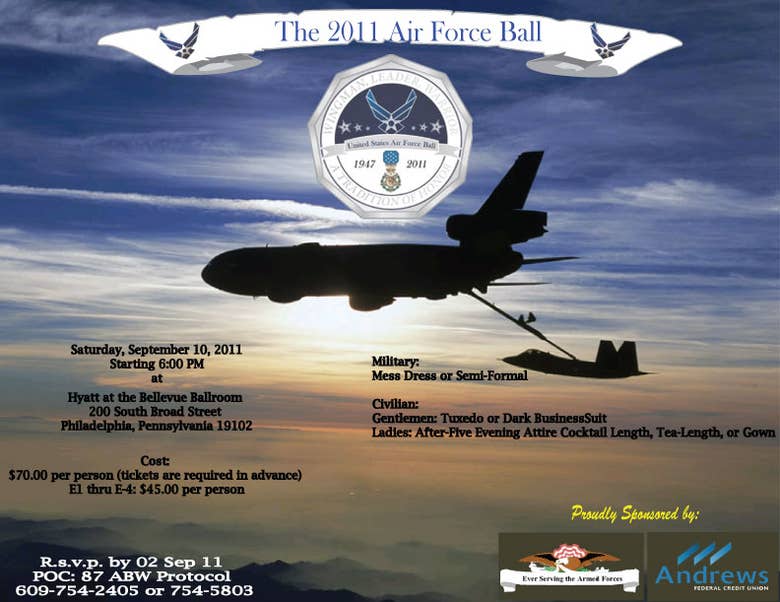 Air Force Ball Flyer