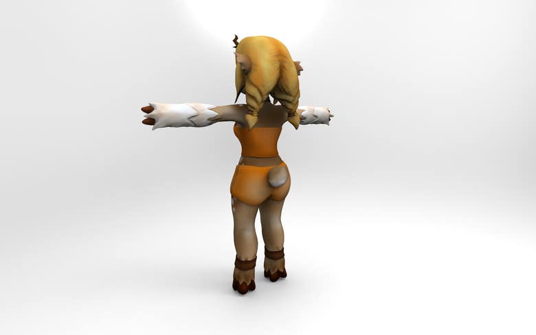 3D character_Deer girl