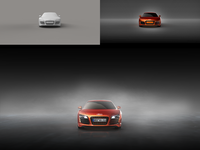 Automotive CGI rendering   retouching.