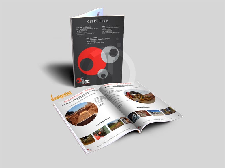 TEC Services Booklet Design