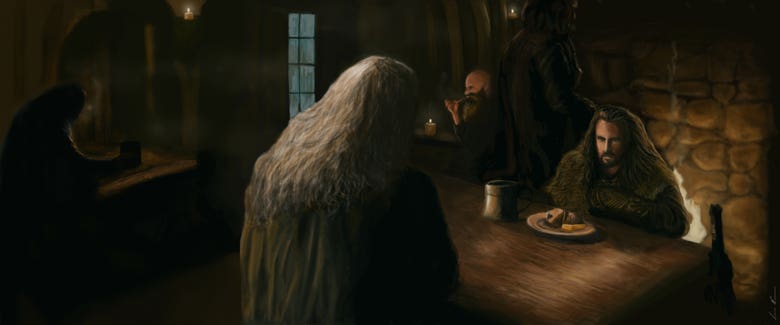 Gandalf meet thorin
