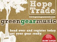 Green Gear Music - Now Open Banner