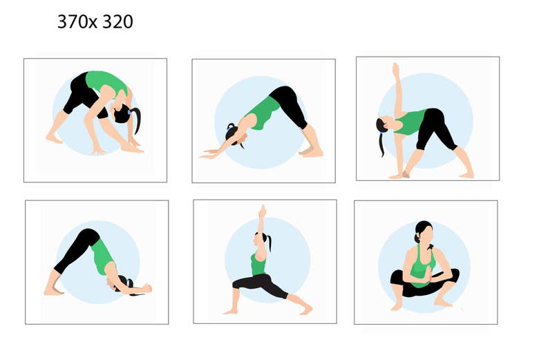 yoga fitness exercizes
