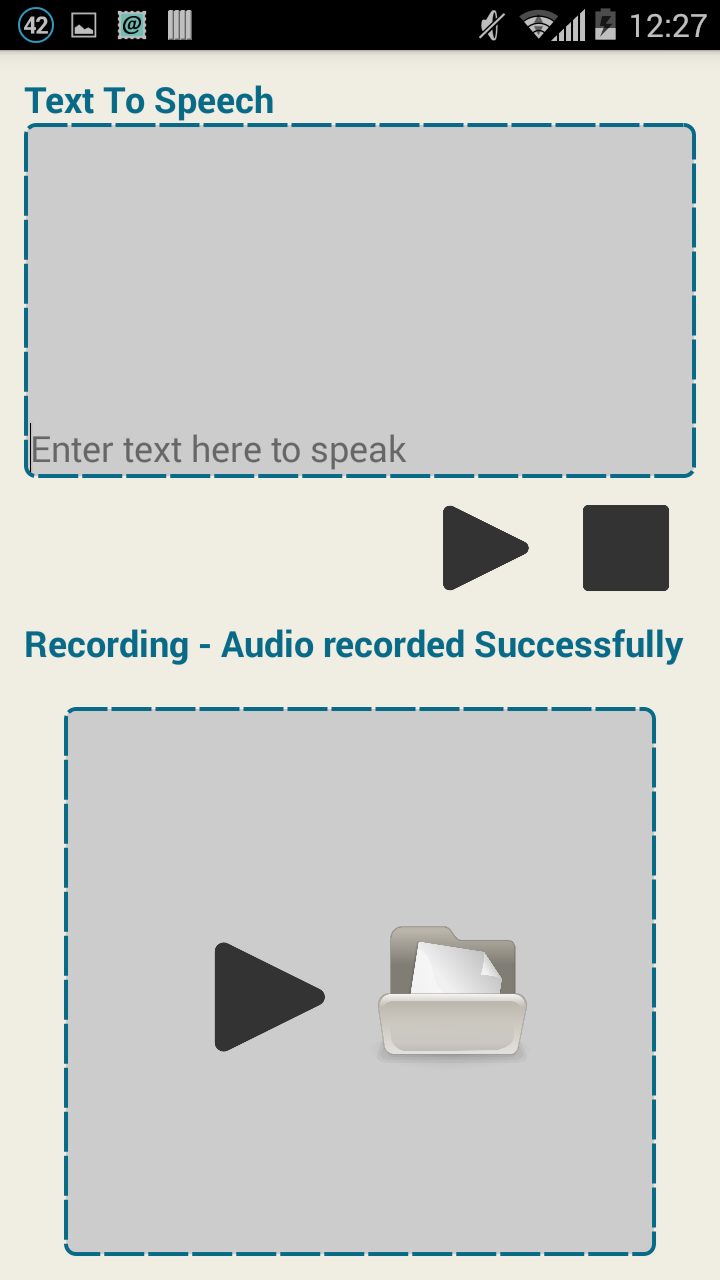 Text to speech and voice recorder