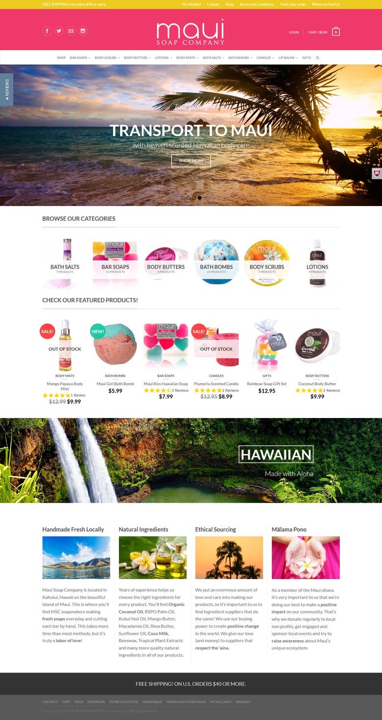 Maui Soap Company - Give your skin some Aloha!