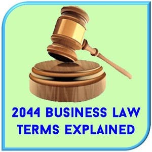 Business Law Terms Directory App