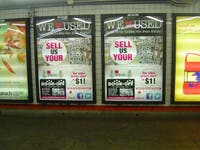 Bookoff ad for the NYC subway