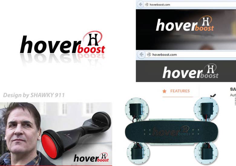 Corporate Identity and logo for - hoverr-boost
