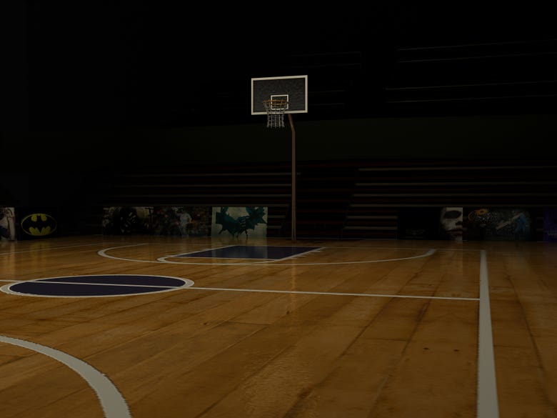 Indoor and Outdoor Basketball court