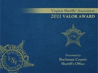 VA Sheriff&#039;s Assoc. 2011 Valor Award booklet cover