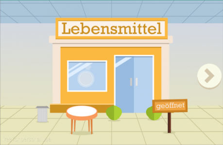 Android German Language Learning Games (Einkaufsparadies)