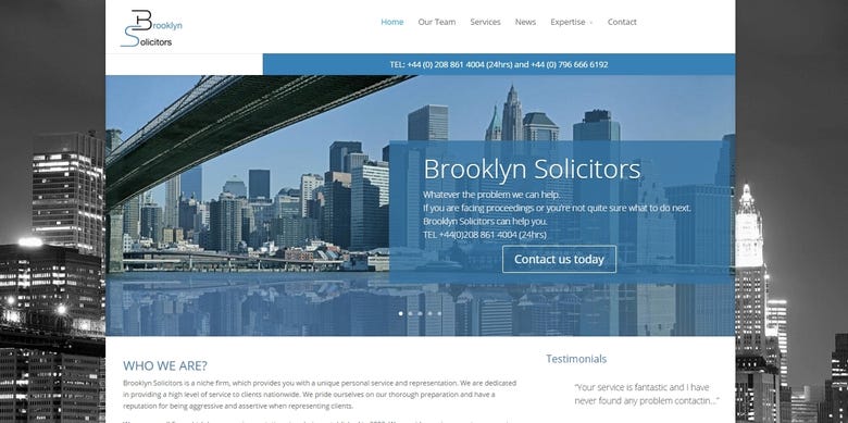 Solicitor Website