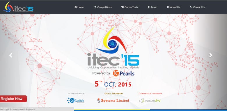 ITEC Website (neditec.org.pk/)