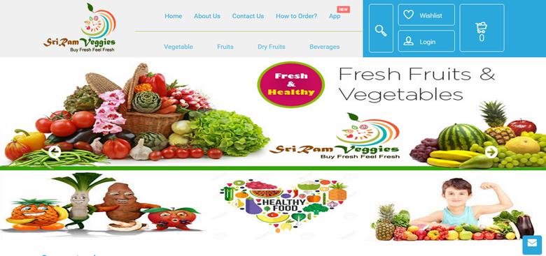 SriRam Veggies Online Store To Buy Fresh Veggies and Fruit