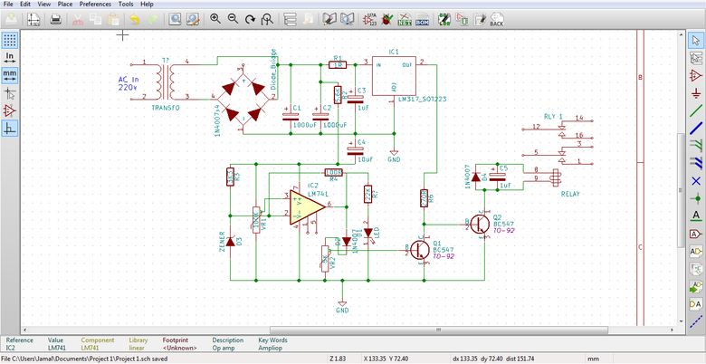 Circuit and PCB designing in KiCAD and Eagle...