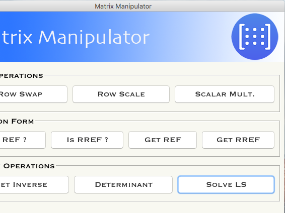 A Matrix Manipulator