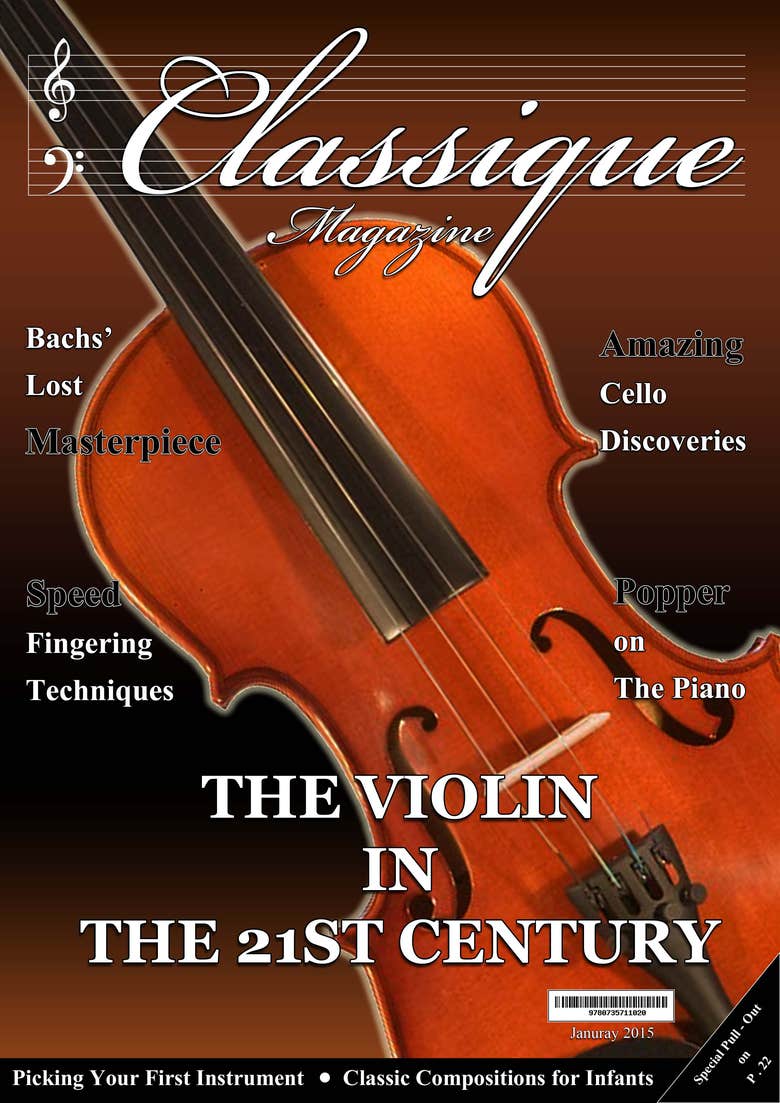 Classique Magazine - Sample Magazine Cover