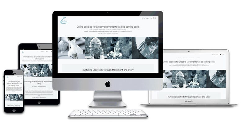 Creative Movements - A fully responsive website
