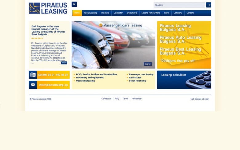 Piraeus Leasing - Corporate website
