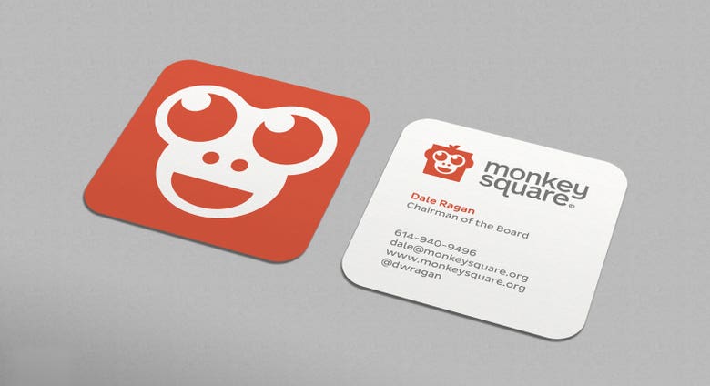 MonkeySquare Business Cards Design