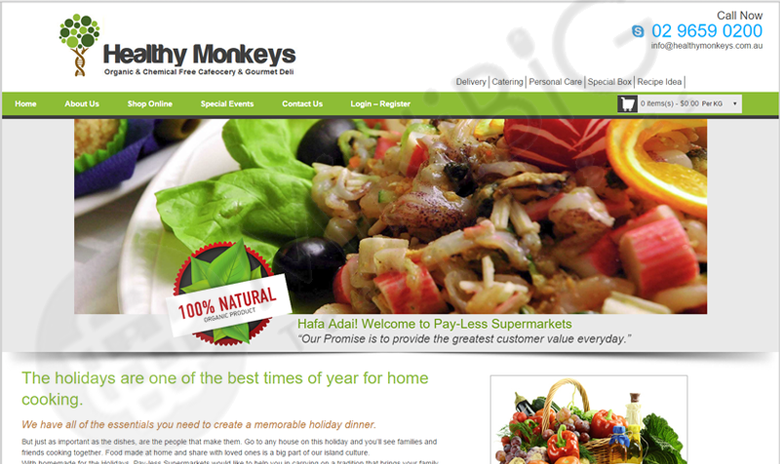 Online Restaurant website