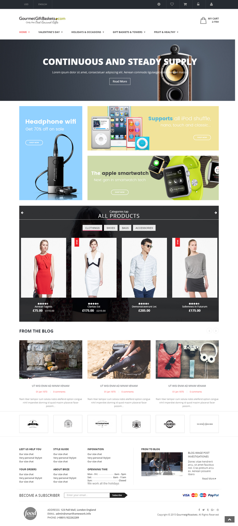Responsive E-Commerce Website Design